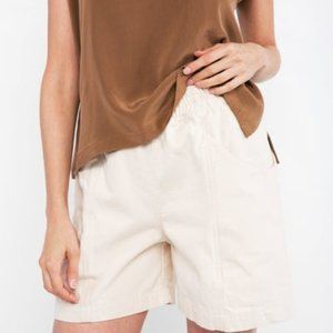 Elizabeth Suzann Clyde Shorts in Natural Canvas (Size 8)
